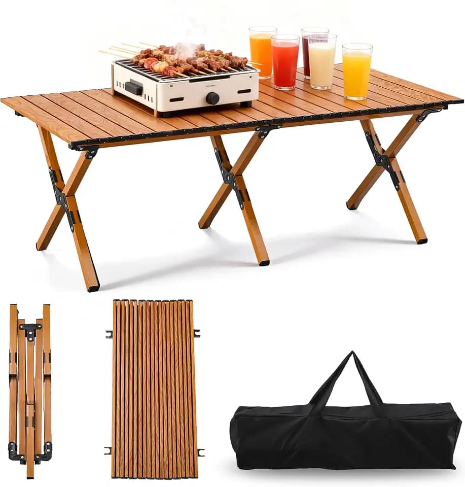Camping Tisch Klappbar Tragbar Tasche Picknick Strand Outdoor