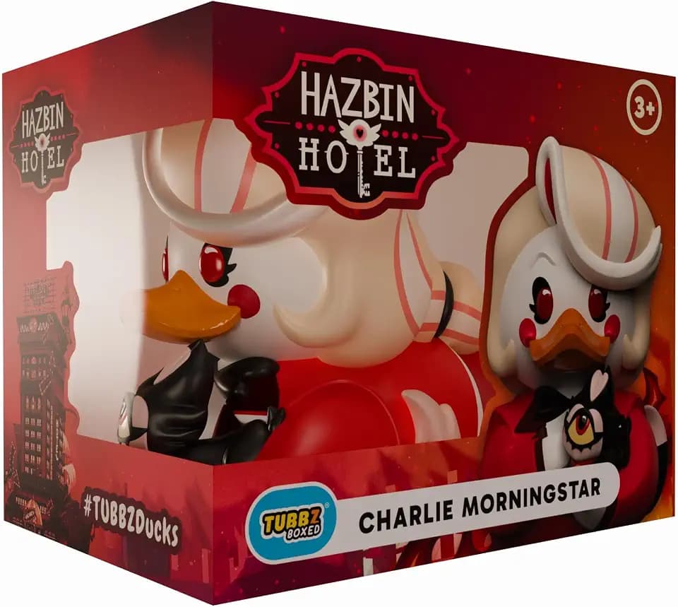 TUBBZ: Hazbin Hotel - Charlie Morningstar Rubber Duck Collectible Toy 3.5"