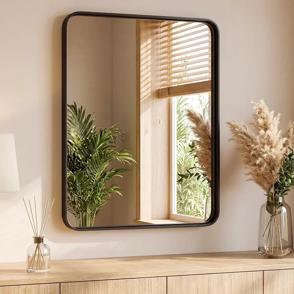 Sweetcrispy Bathroom Mirror 36x24 Inch, Vanity Mirror for Wall