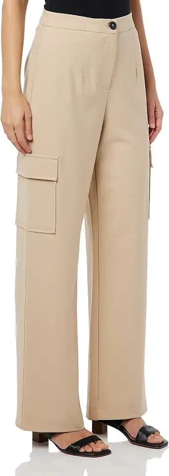 VERO MODA VMMAYRA MR Wide Ankle Cotton Pant NOOS
