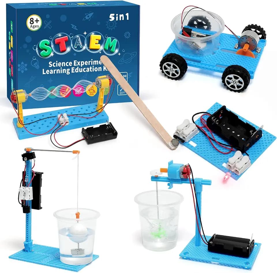 Experimente für Kinder 8+, Elektronik Bausatz, Elektrobaukasten für Kinder