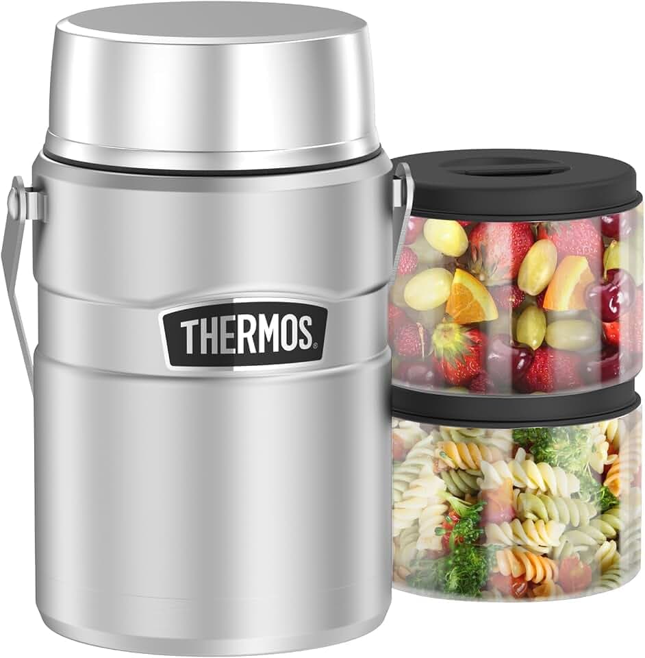 Thermos STAINLESS KING Thermobehälter 1,20 l, 12 h heiß, stainless steel
