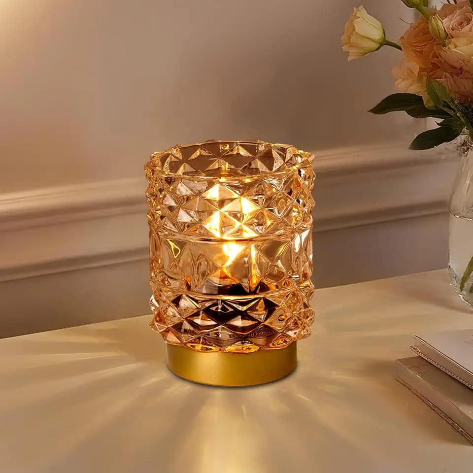 MJ PREMIER Tischlampe kabellos mit Timer 6 H