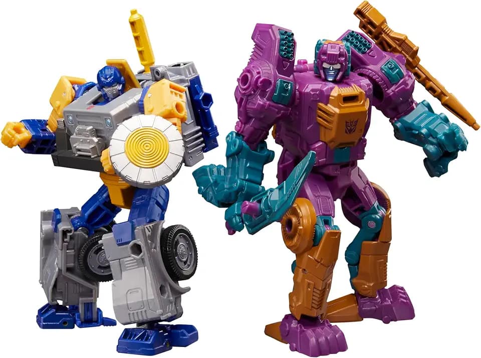 Transformers Age of The Primes Wreck ‘n Doom Collection Fisitron and Carnivac 5.5-inch Converting Action Figure 2-Pack, Robot Toys, Ages 8+ (Amazon Exclusive)