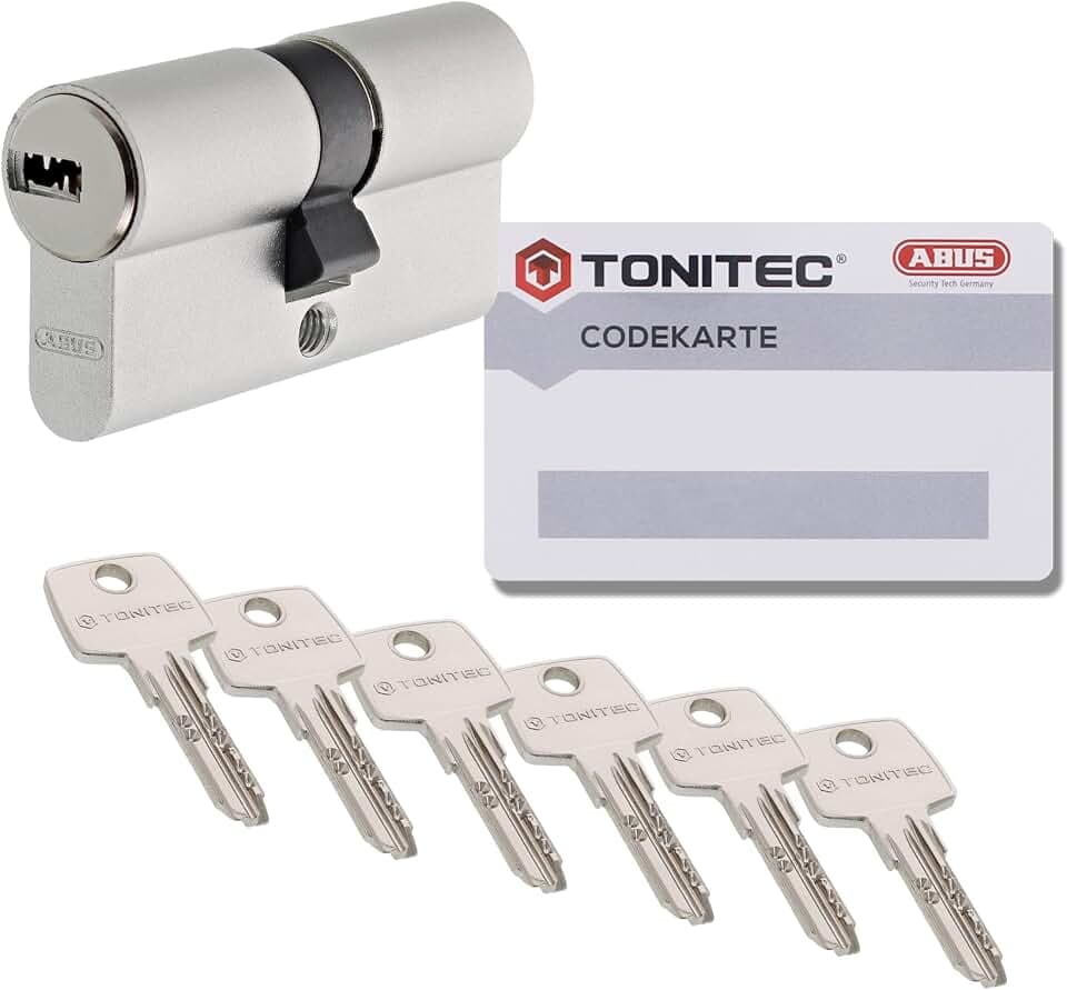 ToniTec Zylinderschloss TEC440 by ABUS Schließzylinder 40/40mm
