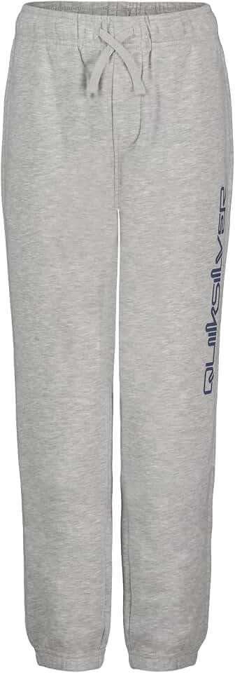 Quiksilver Boys' Fleece Jogger Sweatpants with Pockets, Elastic Waistband with Drawstring Closure