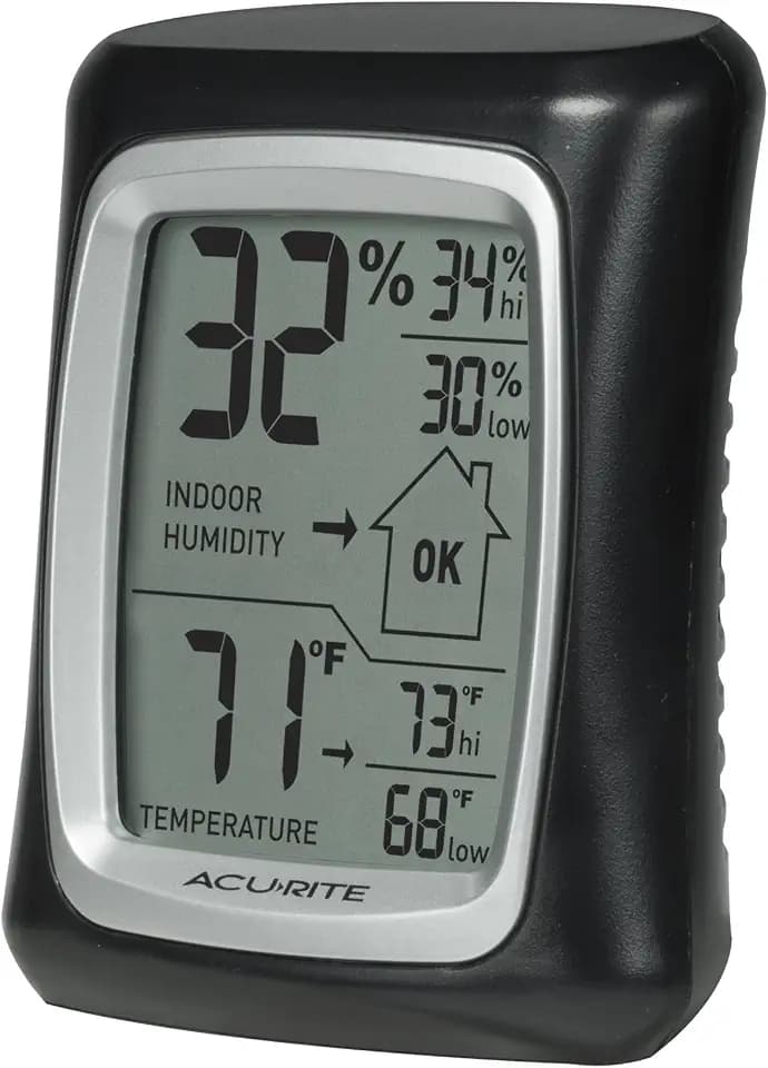 AcuRite (00325A2) Indoor Thermometer and Hygrometer for Temp and Humidity