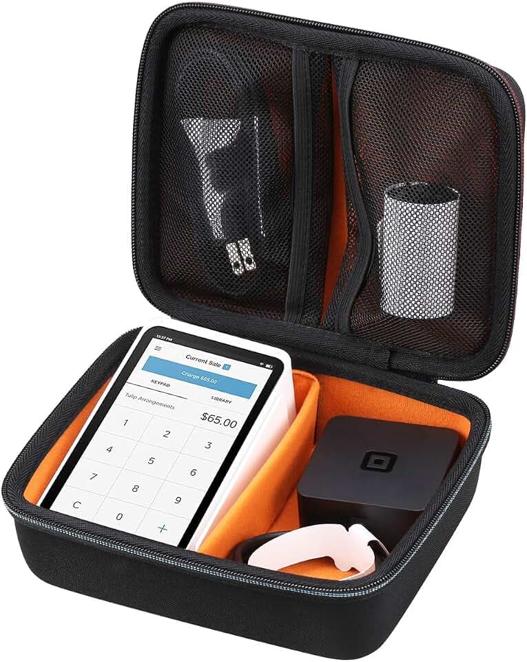 Mchoi Hard Case for Square Terminal & Printer Paper, Travel Carrying Bag