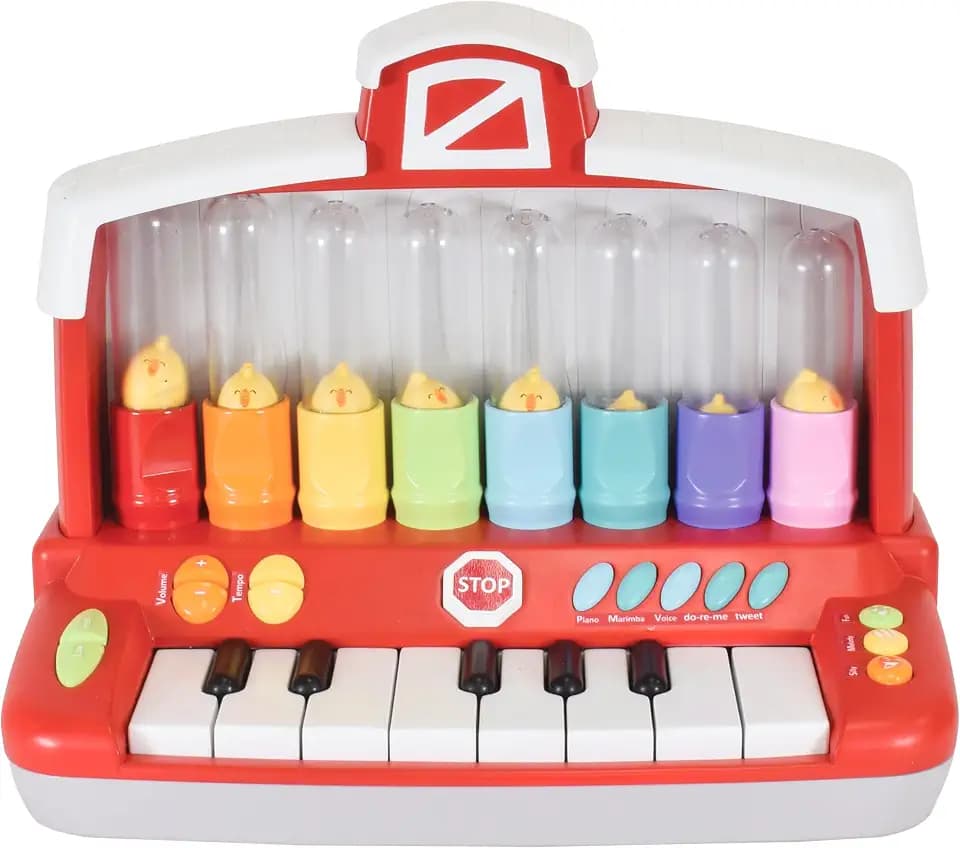 Farm Animals Keyboard Preschool Toy - Lights and Sounds - Ages 6-40 Months