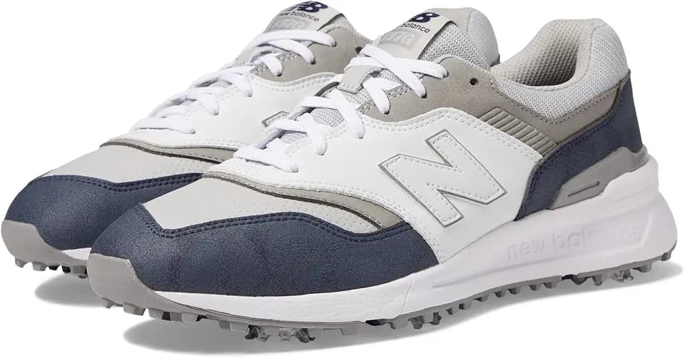 New Balance Men's 997 Golf, Navy/White 10 X-Wide