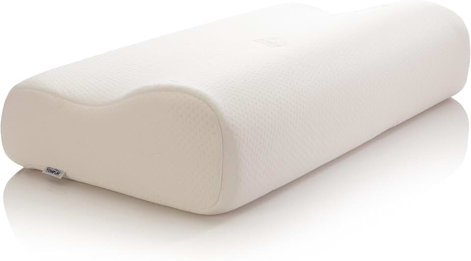 TEMPUR Original Pillow Mittelfestes, ergonomisches Nackenstützkissen aus Memory-Schaum für kleine/mittlere Rahmen, Seiten- und Rückenschläfer mit waschbarem Bezug, extra groß (61 x 31 x 11,5/8 cm)