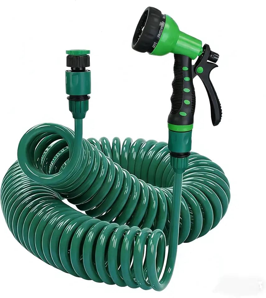 Retractable Garden Hose, Green, 66 FT