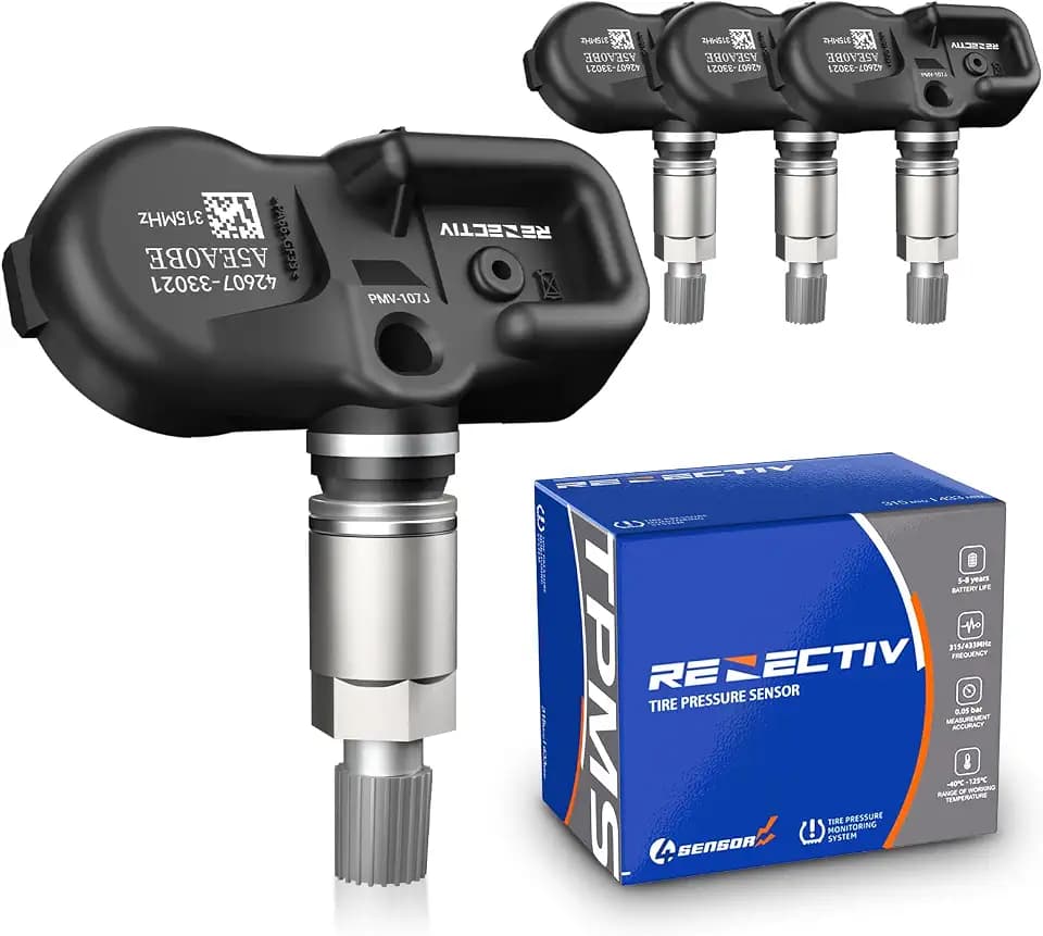 RENECTIV TPMS Sensor,315MHz Tire Pressure Monitoring System Sensor Set of 4