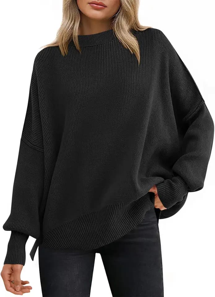 ANRABESS Women's Oversized Knit Sweaters 2026 Fall Outfits