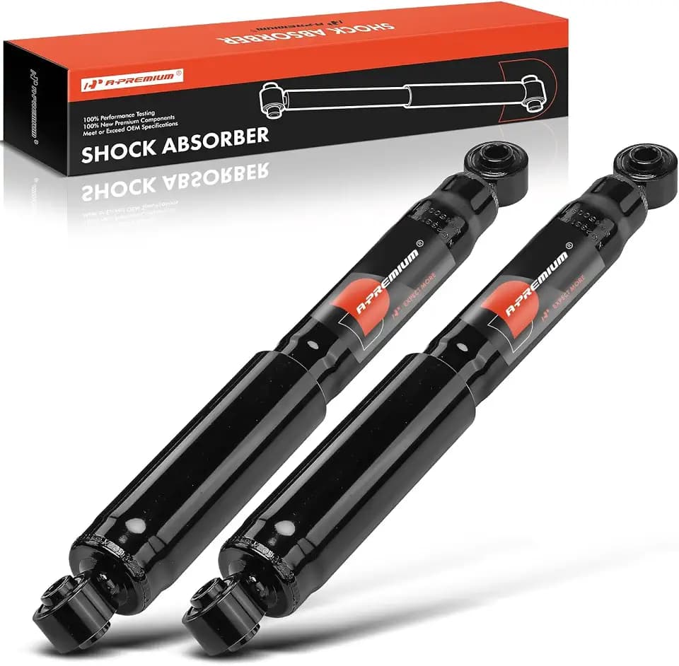 A-Premium Rear Shock Absorbers, Set of 2 - Compatible with Ram