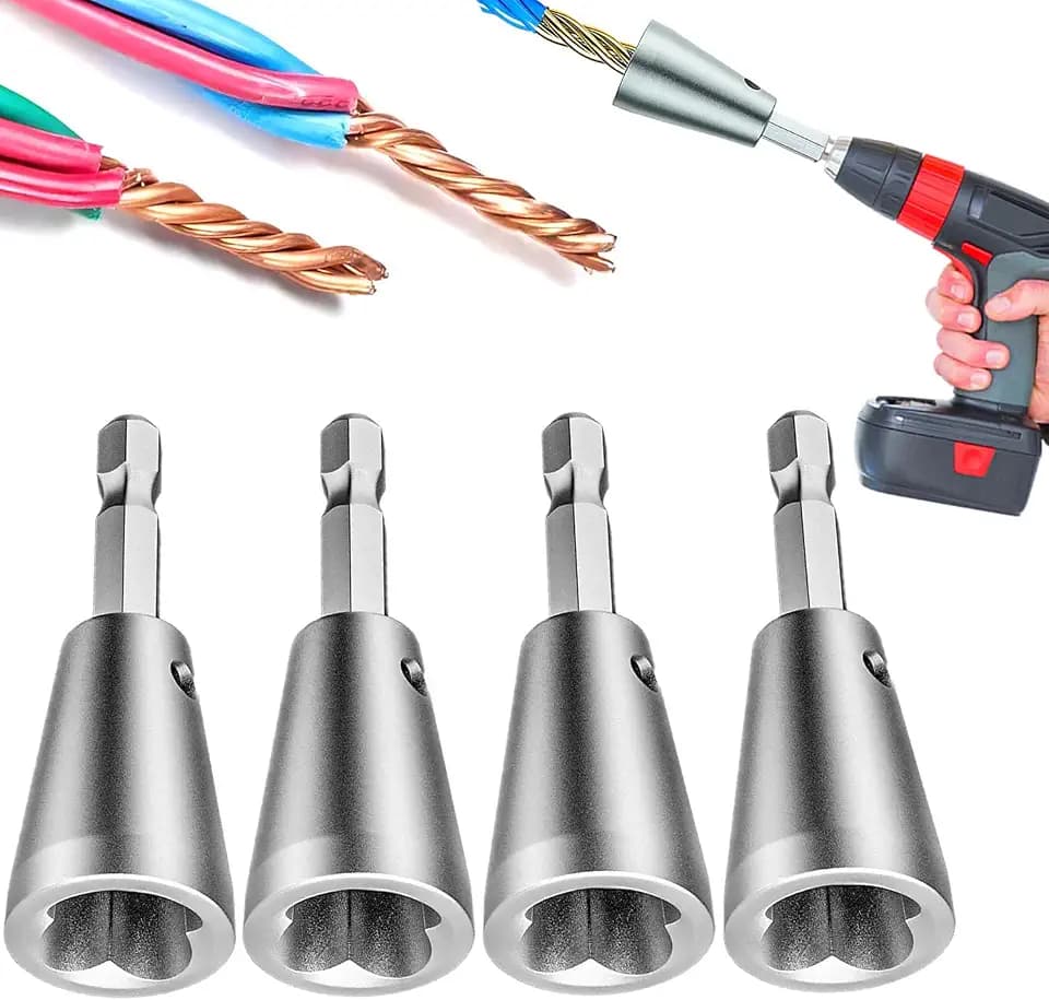 Wire Twister Tool for Drill, 2026 Upgraded Wire Nut Twister for Drill