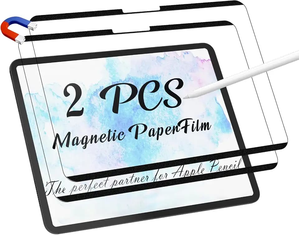 Peslv 2-Pack Magnetic Paper Screen Protector for iPad Pro 11"