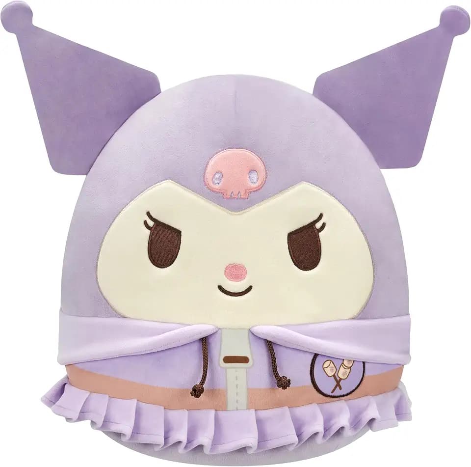 Squishmallows Original Sanrio 12in Cute Camping Kuromi – Official Jazwares Plush (Medium-Sized)
