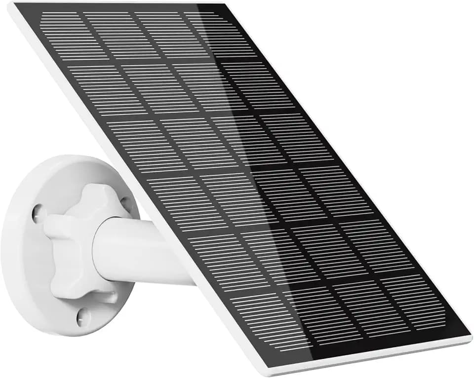 Soliom BF10 Solar Panel Power Supply，Pan tilt Security Outdoor Camera Solar Panel，Hummingbird Feeder with Camera BF10 Compatible