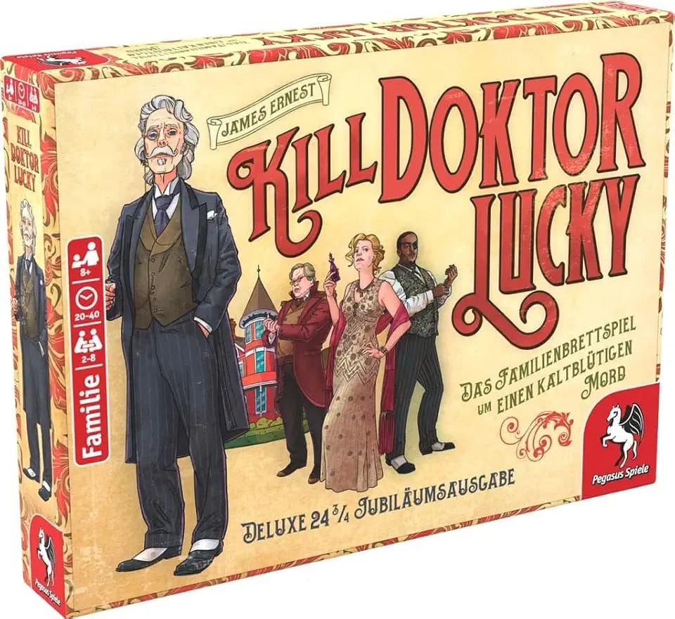 Pegasus Spiele 51797G Kill Doktor Lucky, Weiß