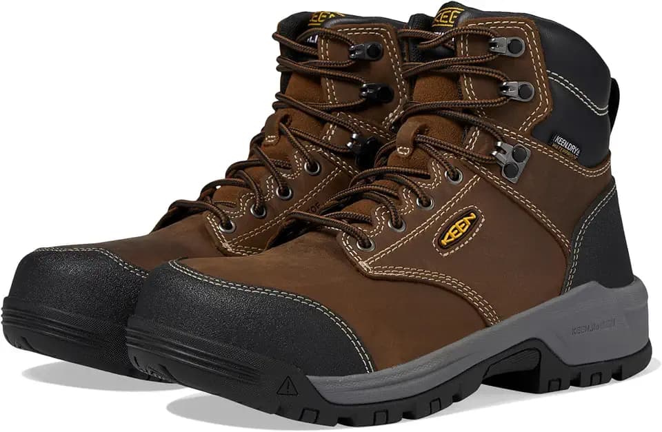 KEEN Utility Women's Evanston 6" Composite Toe Waterproof Work Boots