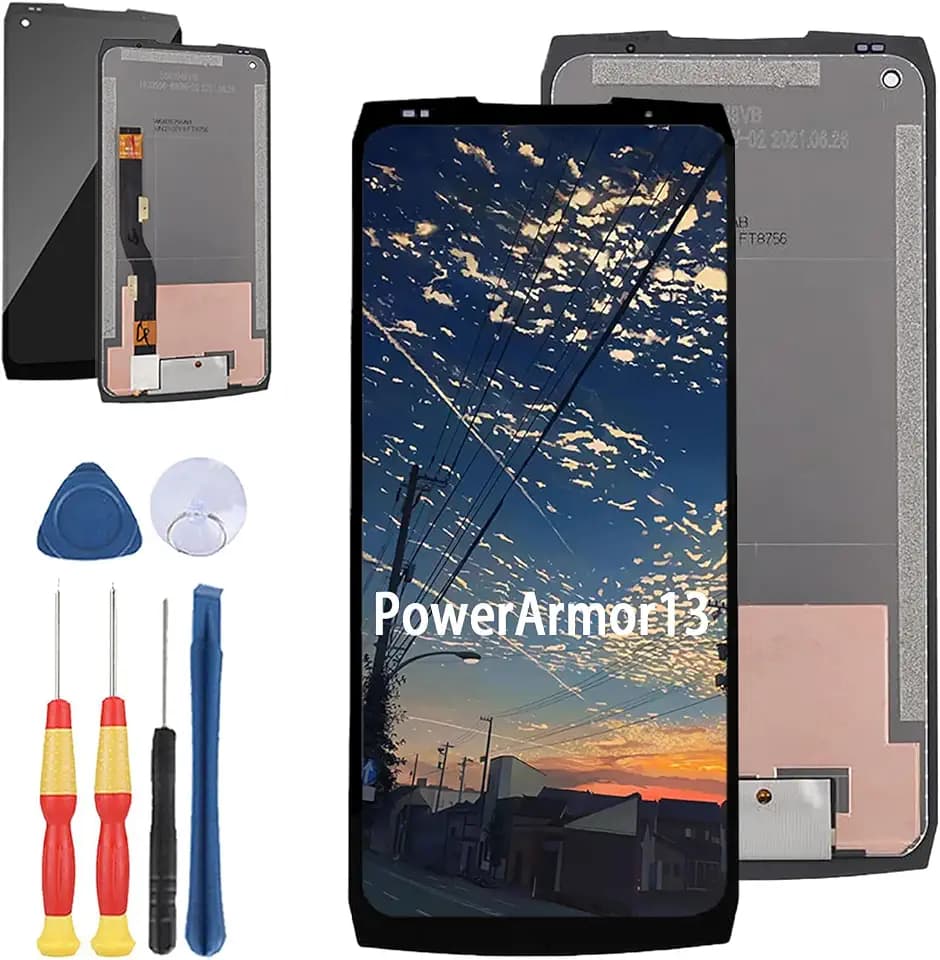 Neuer LCD Bildschirm Ersatz für Ulefone Power Armor 13 LCD Display Touch Screen Reparaturteile mit Werkzeug.