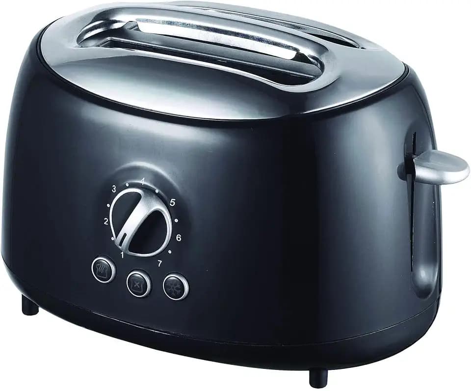 Brentwood Appliances Ts-270bk Cool-touch 2-slice Retro Toaster With Extra-wide Slots (black), One Size