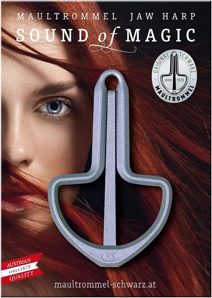 Schwarz SH-8 Jaw Harp – Handcrafted Austrian Mouth Harp – Individual #8 – Durable Brass & Spring Steel – Traditional Half-Moon Design for Folk, Jazz & Modern Music