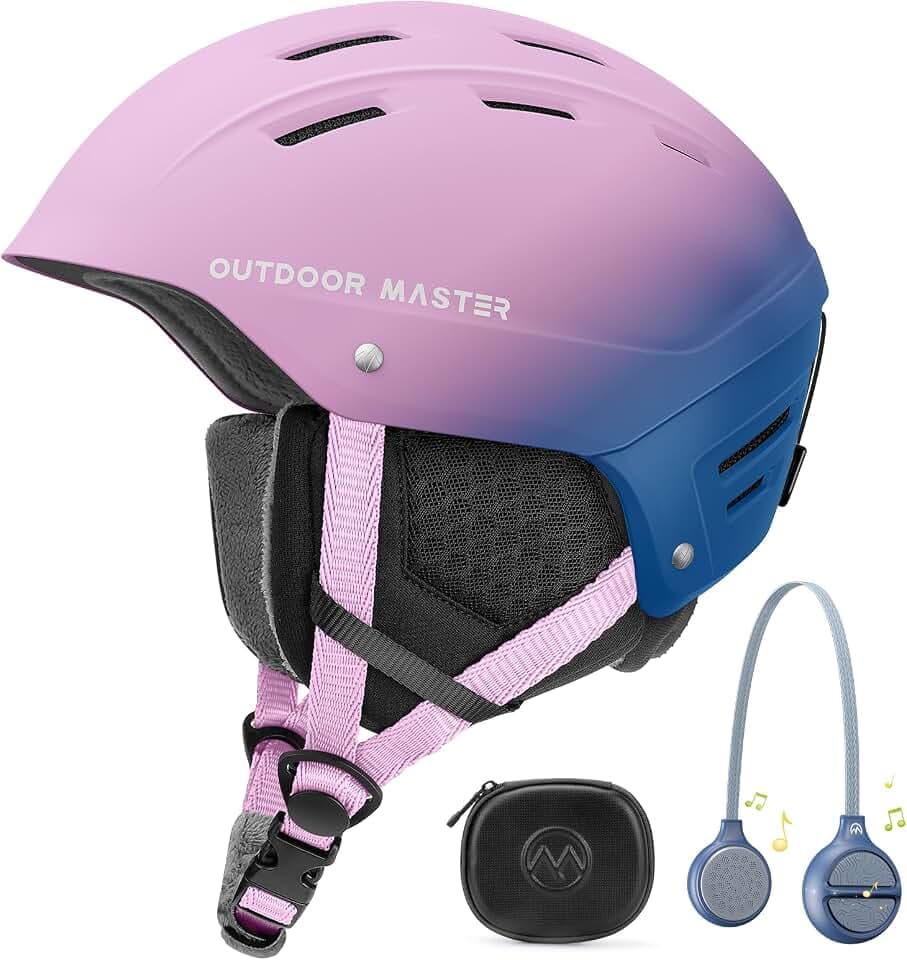 OutdoorMaster Kelvin II Ski Helmet and Wireless Bluetooth Set