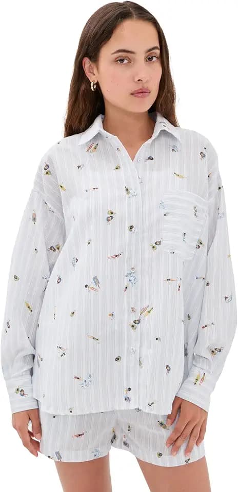 En Saison Women's Nicole Button Up Top