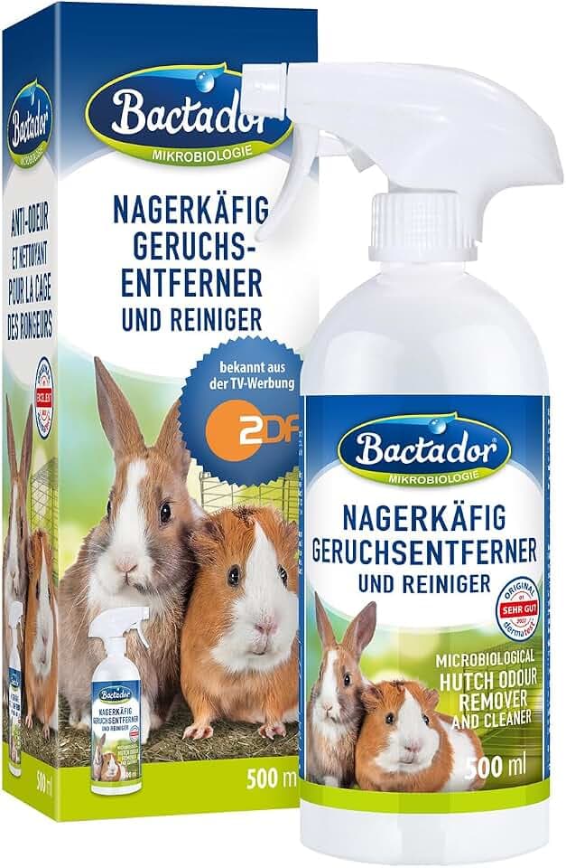 Bactador Enzymreiniger Nagerkäfig Spray 500ml - Geruchsentferner & Reiniger