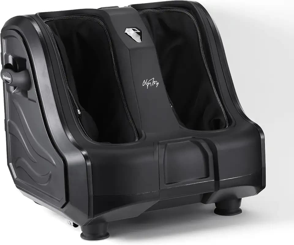 Brookstone - Shiatsu Foot and Calf Massager with Heat and Air Compression