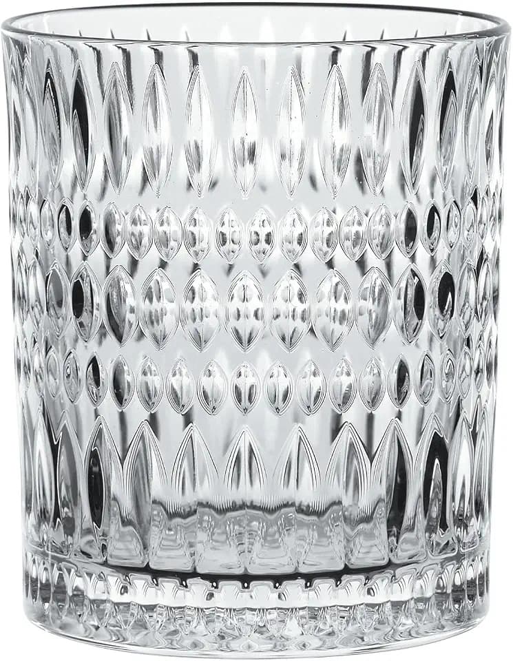 Nachtmann Gläser Set 294 ml, 4 Stück, Ethno, 104251, Trinkgläser aus Kristallglas, Wassergläser spülmaschinenfest