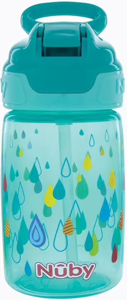 Nuby Kids Flip-It Reflex Toddler Water Bottle - 12 oz