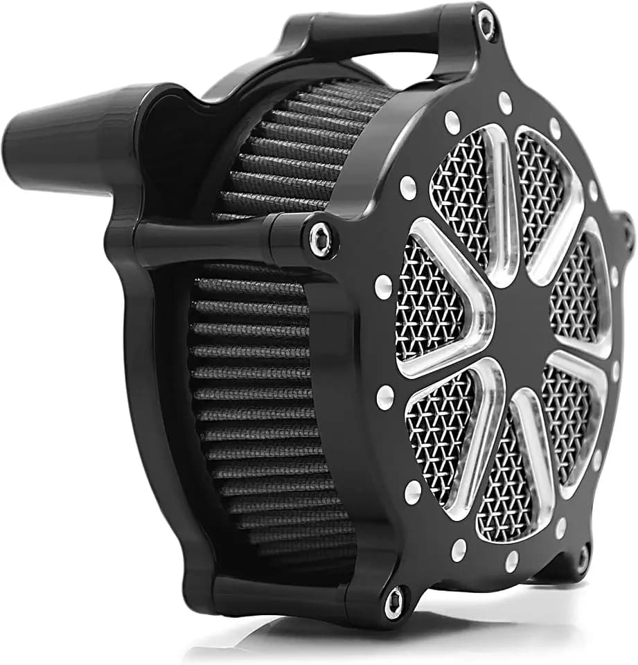 For harley air cleaner filter Sportster Softail Touring street road king glide Dyna for harley davidson air intake filters (Speed 7 style -gray filter, C-For Touring 08-16, Softail 16-17)