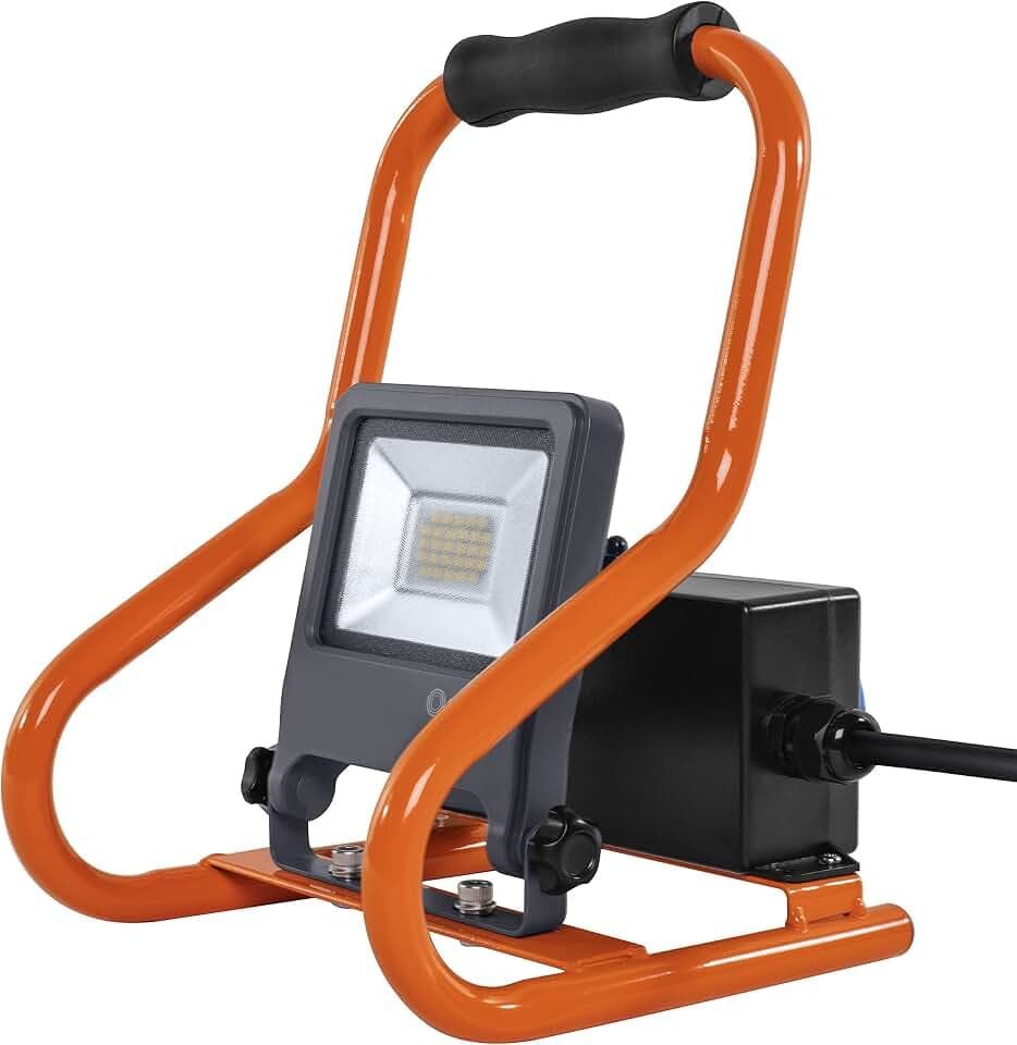 LEDVANCE LED Arbeitslicht, Leuchte für Außenanwendungen, Kaltweiß, R-Stand, 20W LED Worklight