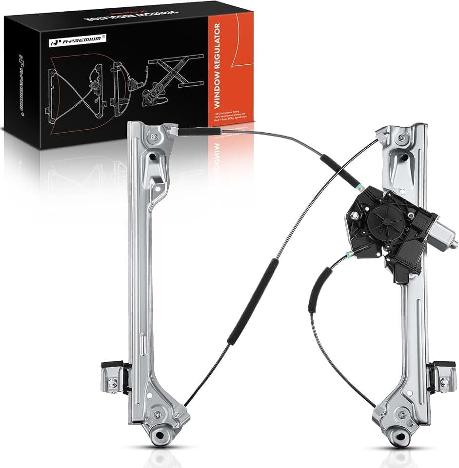 A-Premium Front Driver Side Power Window Regulator with Motor (7-Pin Motor)