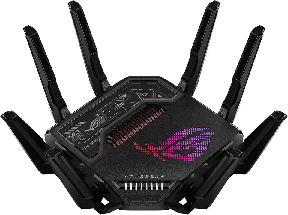 ASUS ROG Rapture GT-BE98 Pro WiFi 7 Gaming Router - Quad-Band, 30Gbps, Mesh