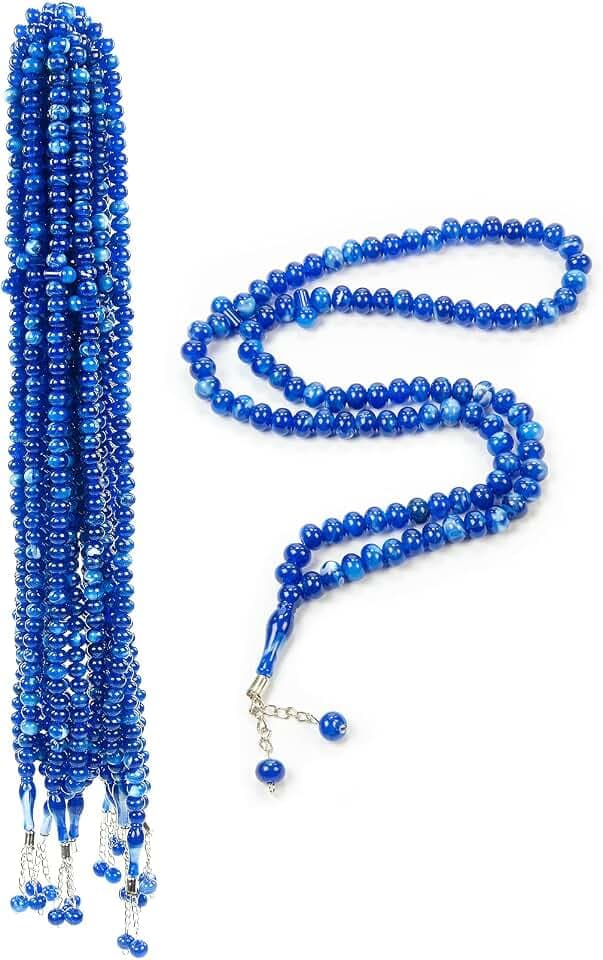 ihvan online, Tasbih Prayer Beads 99, Pack of 10, Muslim Prayer Bead, Islamic Rosary Bead, Dhikr, Tasbeeh Bulk, Misbaha, Masbaha, Tespih, Islamic Gift for Ramadan & Mawlid & Hajj Umrah