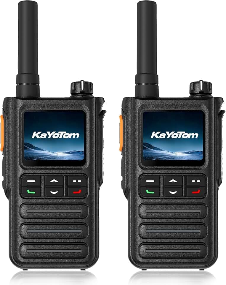 Lifetime Free GPS Global Unlimited Range Walkie Talkie Poc Radios(2-Pack)