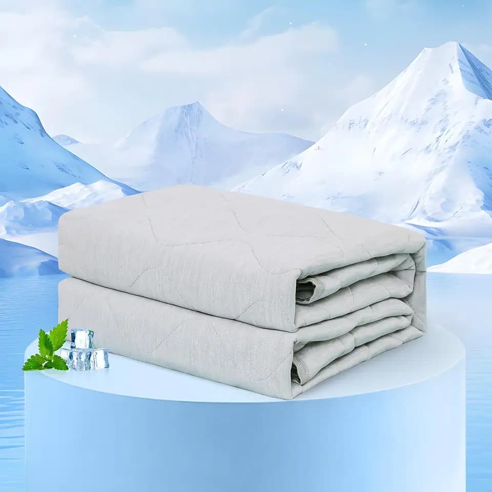 Rywell Kühldecke für Hunde und Katzen, 200x150 cm – selbstkühlende Matte mit Arc-Chill-Technologie (Q-Max >0.5), wasserabweisend & maschinenwaschbar, schützt Sofa und Bett – Grau