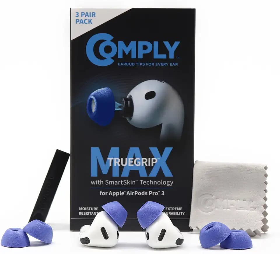 Comply TrueGrip MAX Premium Memory Foam Replacement Ear Tips