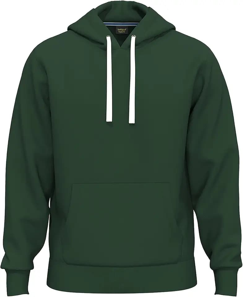 SoftSpun Hoodie Herren | Standardpassform Premium Qualität Kapuzenpullover Herren | Schlichter Herren Pullover Hoodie
