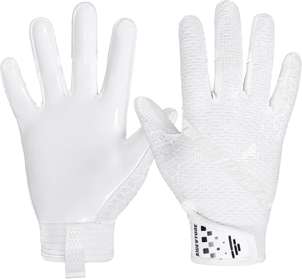 AIGEVTURE Youth Football Gloves Snug Fit Junior Boys Girls