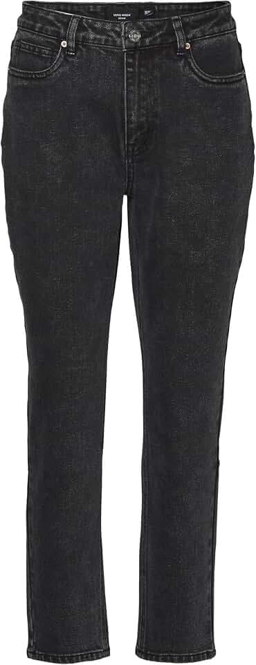 VERO MODA Female Straight-Fit VMBRENDA Hohe Taille Hohe Taille Jeans