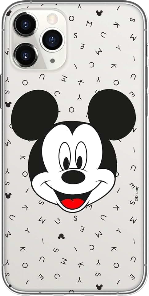 ERT GROUP Handyhülle für Apple iPhone 11 PRO MAX Original und offiziell Lizenziertes Disney Muster Mickey 020 optimal an die Form des Handy angepasst, teilweise transparent