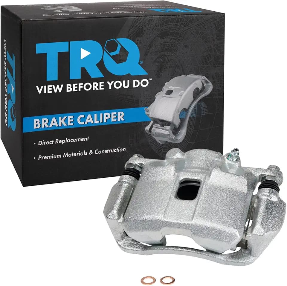 TRQ Front Left Right Brake Caliper w/Bracket Driver Passenger Side