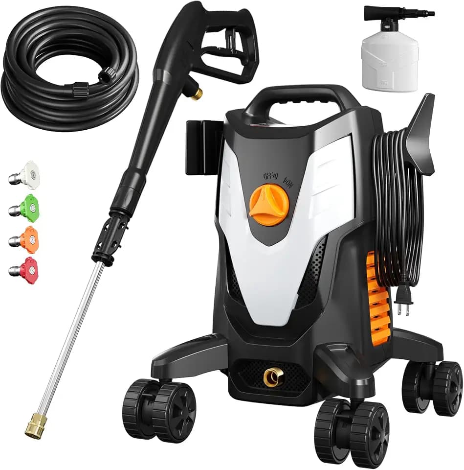 Electric Pressure Washer 4500PSI 2.8 GPM with Anti-Tipping Technology