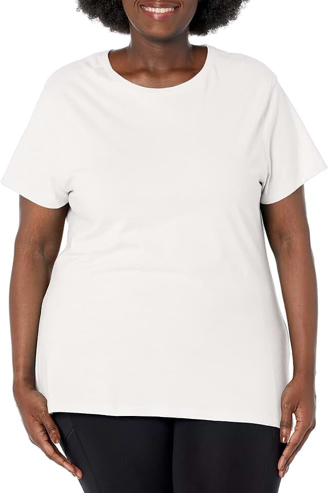 Hanes Women's T-Shirt - Just My Size Cotton Tee - Plus Size Tee