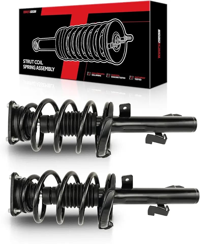 Torchbeam Front Struts Shocks Absorber Complete Assembly Fit For Volvo S40 2004-2011, Volvo C70 2008-2013, Volvo C30 2008-2013, Volvo V50 2005-2011 172665, 68072065AE Replacement Struts
